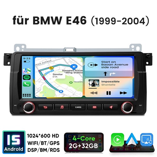 Carplay android15 autoradio - 8"carplay,